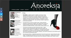 Desktop Screenshot of anoreksja.mam-efke.pl