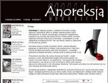 Tablet Screenshot of anoreksja.mam-efke.pl